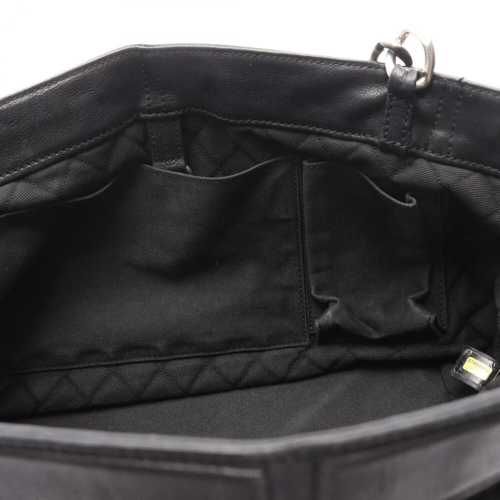 Chanel tote bag leather black - Picture 5 of 8